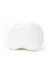Made in Spain White Canvas EU25-EU30 Sneakers velcro closure non Slip Rubber